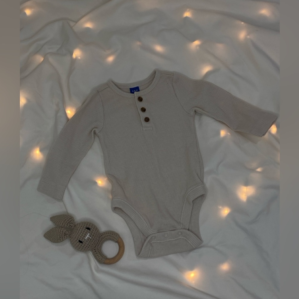 Old Navy | Cozy Beige Kids One Piece